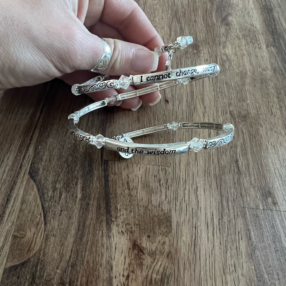 Serenity prayer wrap bracelet